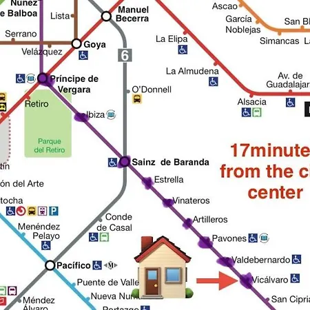 Comodo Y Tranquilo A 2 Minutos Del Metro Madrid Exterior photo